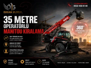 35 Metre Rotasyonlu Manitou Kiralama Neden Tercih Edilmeli?
